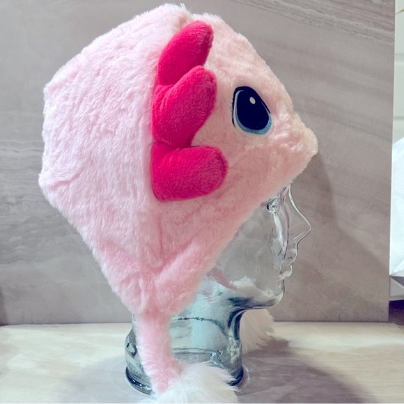 PINK CHARACTER BEANIE.  NWOT.   CUTE BEANIES ARE ALWAYS IN STYLE. - Picture 3 of 9
